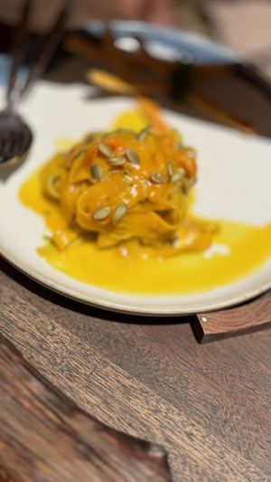 Pumpkin pasta  at Hum Vegetarian - District 3 in Ho Chi Minh City