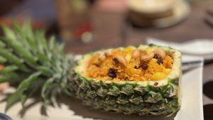 Pinapple fried ricee  at Hum Vegetarian - District 3 in Ho Chi Minh City