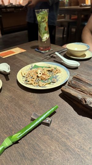 Lotus chips!  at Hum Vegetarian - District 3 in Ho Chi Minh City