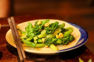 broccolini at Hum Vegetarian - District 3 in Ho Chi Minh City