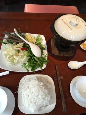 Hot pot a la hum at Hum Vegetarian - District 3 in Ho Chi Minh City