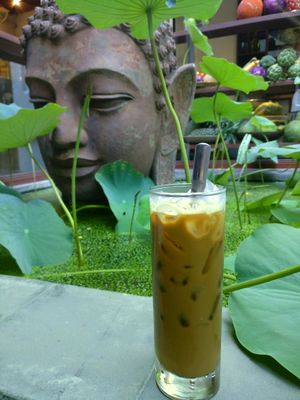 Vietnamese coffee  at Hum Vegetarian - District 3 in Ho Chi Minh City