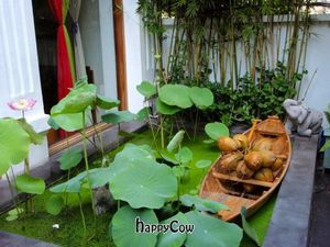 Tranquil oasis - Hum Restaurant has outside seating as well as A/C and non-A/C areas. at Hum Vegetarian - District 3 in Ho Chi Minh City