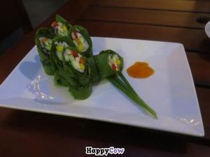 First course, cold rolls. at Hum Vegetarian - District 3 in Ho Chi Minh City