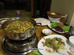 hot pot at Hum Vegetarian - District 3 in Ho Chi Minh City