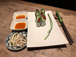 Summer Rolls at Hum Vegetarian - District 3 in Ho Chi Minh City