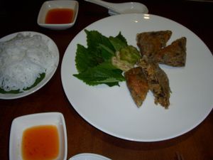 fried spring rolls at Hum Vegetarian - District 3 in Ho Chi Minh City