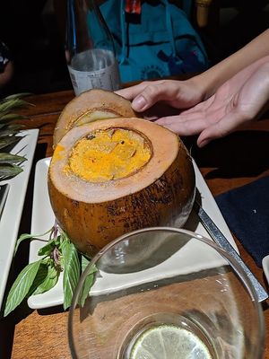 Coconut curry at Hum Vegetarian - District 3 in Ho Chi Minh City