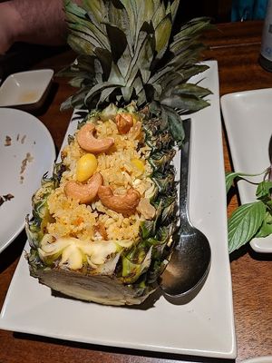 Pineapple fried rice at Hum Vegetarian - District 3 in Ho Chi Minh City