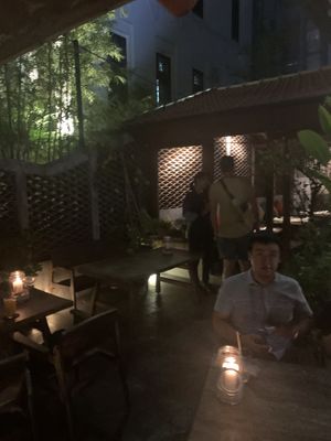 Outside upstairs  at Hum Vegetarian - District 3 in Ho Chi Minh City