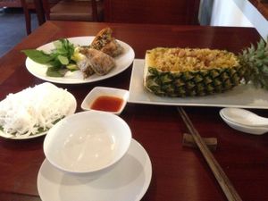 Pineapple Fried Rice at Hum Vegetarian - District 3 in Ho Chi Minh City