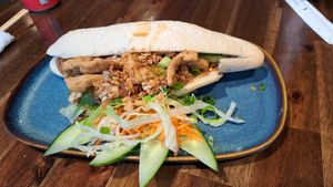 Banh mi vegan at Ah Quy in Herent