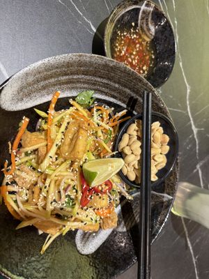 Mango tofu salad   at Pot Pot in Wakefield