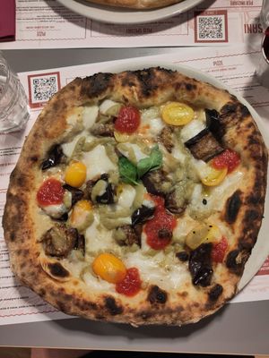 Vegan cheese at Sazi e Sani in Catania