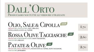 Parte del menu   at Trieste Pizza  in Senigallia