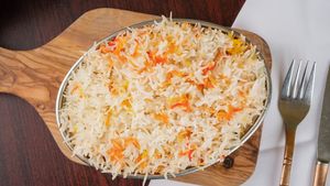 Pulao Rice at Zeera By The Bay in Pickering