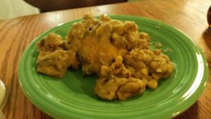 Biscuit and gravy at Bragg's Factory Diner in Phoenix