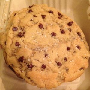 huge chocolate chip sea salt cookies at Bragg's Factory Diner in Phoenix
