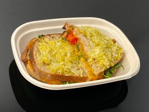 not so basic grilled cheese (takeout) at Yaygit in Seattle