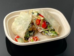 akara wrap (takeout) at Yaygit in Seattle