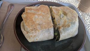 Curry wrap at Yaygit in Seattle