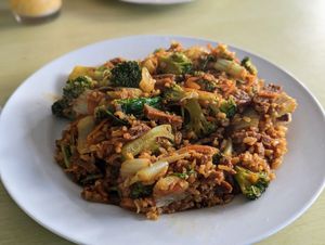 Chaulafán ($4) at Restaurante Vegetariano Zuvar in Puyo