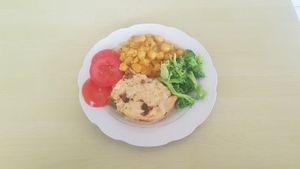 Special food 🤗 at Restaurante Vegetariano Zuvar in Puyo