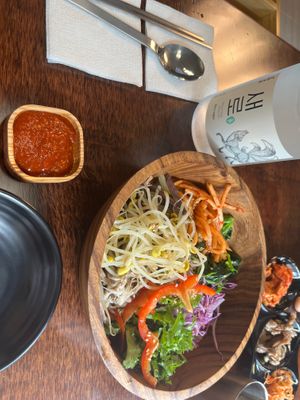 Bibimbap at Vegan Kitchen - 비건 키친 in Seoul