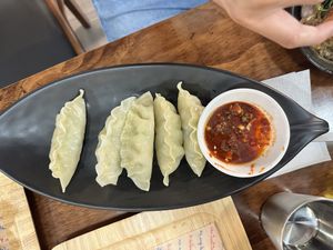 Meat dumplings  at Vegan Kitchen - 비건 키친 in Seoul