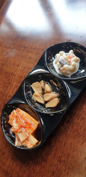 Side Dishes (for free) at Vegan Kitchen - 비건 키친 in Seoul