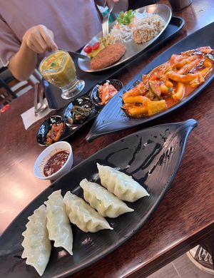 Seriously get the dumplings!!  at Vegan Kitchen - 비건 키친 in Seoul