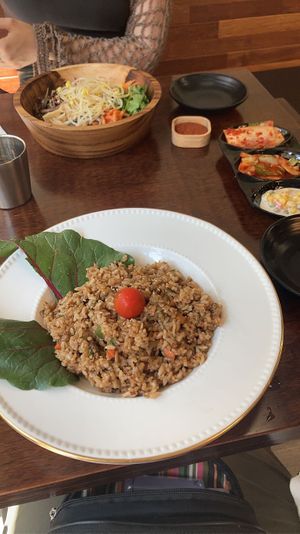 Beef fried rice  at Vegan Kitchen - 비건 키친 in Seoul