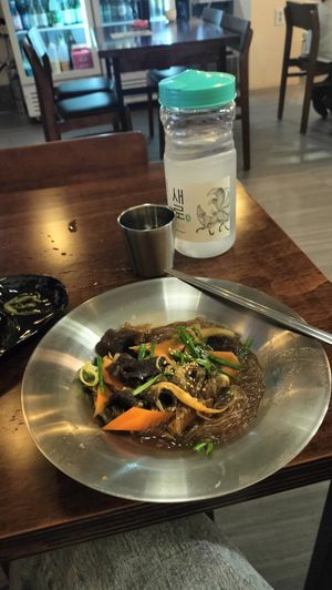 Japchae at Vegan Kitchen - 비건 키친 in Seoul