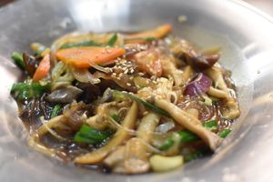 Japchae at Vegan Kitchen - 비건 키친 in Seoul