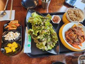쌈밥! at Vegan Kitchen - 비건 키친 in Seoul
