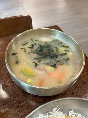 떡국  at Vegan Kitchen - 비건 키친 in Seoul