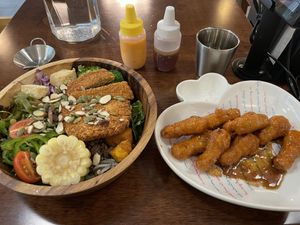 Altogether 23,000₩  at Vegan Kitchen - 비건 키친 in Seoul