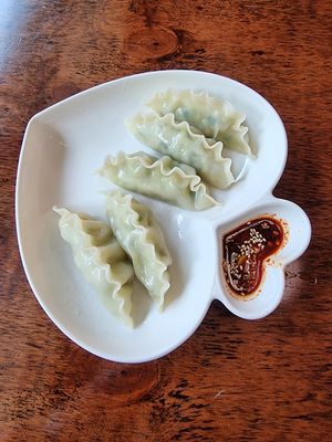 Dumplings at Vegan Kitchen - 비건 키친 in Seoul