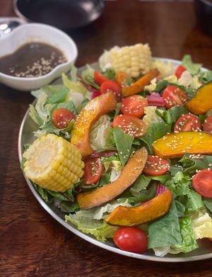 Look at this salad!   at Vegan Kitchen - 비건 키친 in Seoul