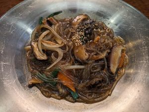 Japchae at Vegan Kitchen - 비건 키친 in Seoul
