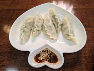 Dumplings at Vegan Kitchen - 비건 키친 in Seoul