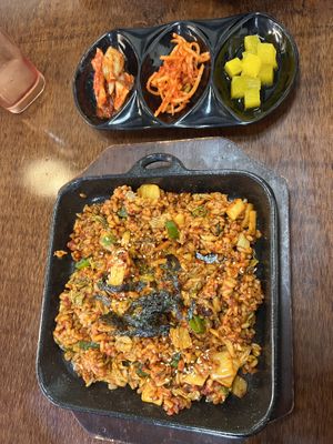 kimchi fried ricee  at Vegan Kitchen - 비건 키친 in Seoul