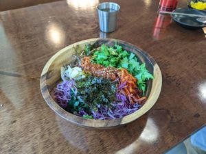 Regular bibimbap at Vegan Kitchen - 비건 키친 in Seoul
