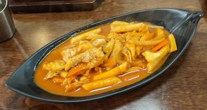 Tteokbokki at Vegan Kitchen - 비건 키친 in Seoul