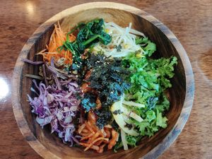 Bibimbap at Vegan Kitchen - 비건 키친 in Seoul