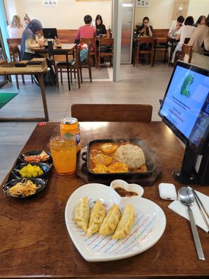 Highly recommend the deep fried dumplings at Vegan Kitchen - 비건 키친 in Seoul