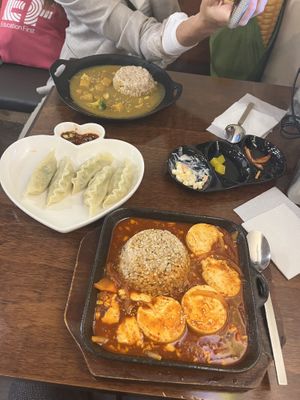 Ordering via tablet installed at each table, free wifi  at Vegan Kitchen - 비건 키친 in Seoul