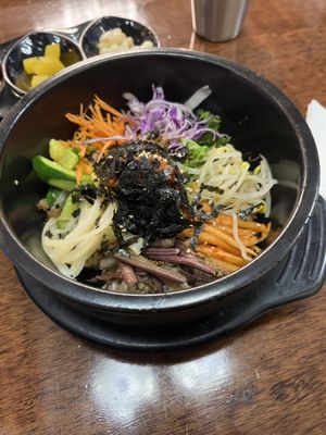 Dolsot Bibimbap  at Vegan Kitchen - 비건 키친 in Seoul
