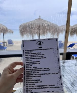 Menü  at Palm Tree   in Zakynthos