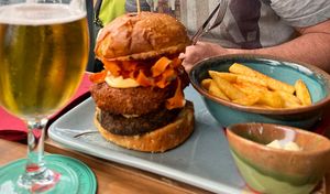 Monster King Vegan Burger   at King's Caffe Krk in Krk